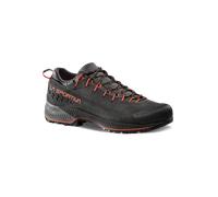 TX4 Evo GTX, Approach Low Cut Shoes, Herren - La Sportiva G00R22-Carbon/Cherry Tomato 5 UK / 38