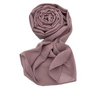Txameru Hijab für Frauen Chiffon Hijab Schals für Damen Langer Schal, Dusty Rose, Large