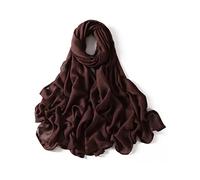 Txameru, Hijab für Frauen, Viskose, Muslimische Baumwolle, Mode, Hijab, Schal, Kaffee, Standard