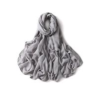 Txameru, Hijab für Frauen, Viskose, Muslimische Baumwolle, Mode, Hijab, Schal, Silbergrau, Standard