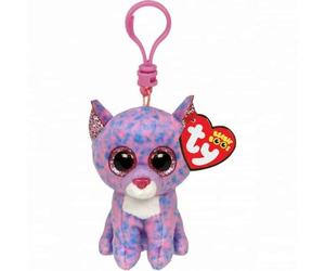 TY 35244 CASSIDY LAVENDER CAT - BOO - KEY CLIP 6 cm