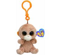Ty 36506 - Tangerine Clip Beanie Boos, Schlüsselanhänger Affe