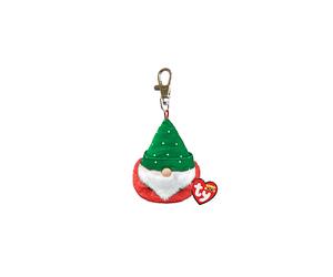 TY Beanie Boos Clip, "Turvey", Gnome, ca 10 cm, grün