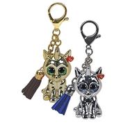 TY Mini Boos Silver Einhorn, Schlüsselanhänger