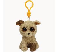 Ty Beanie Boo's "Rootbeer", Terrier, Clip, ca 8,5cm