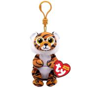 TY43109 CLAWDIA TIGER - BEANIE BLLIES - KEY CLIP 12 cm