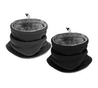 TYFGRT 2 Stück Fleecemasken, Verstellbare Masken, Warme Masken, Wind- Und Staubdichte Masken, Multifunktionale Wintermasken, Geeignet Zum Radfahren, Skifahren Und Bergsteigen