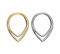 TYFGRT 2 Stück Nasenringe, Piercing-Schmuck, Körperpiercing-Schmuck, Modische Und Einfache Nasenringe, Geeignet Für Nase, Ohren, Lippen