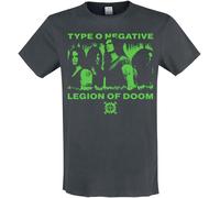 Amplified T-Shirt Type O Negative – Legion Of Doom – 100% Baumwolle – Charcoal – Größe M