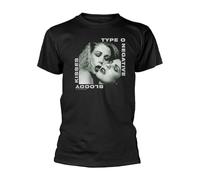 Type O Negative - Bloody Kisses T-Shirt für Herren/Damen Unisex (XXL) (Schwarz)