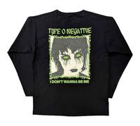 Type O Negative T Shirt I Don't Wanna Be Me offiziell Unisex Schwarz Long Sleeve L