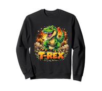 Tyrannosaurus Rex Cartoon Dinosaurier Explosion Lustig Dino Kinder Sweatshirt