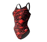 Tyron Badeanzug TSA-2 Red Art | Badeanzug für Damen & Mädchen | Sport Badeanzug für Training und Wettkampf | Schwimmanzug | Schwimmsport
