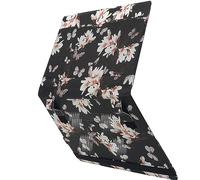 TYTX Hülle Kompatibel für MacBook Air 15 Zoll M4 A3241 M3 A3114 M2 A2941, 2025 2024 2023 Freisetzung, Premium PU Leder Folio Book Cover Schutzhülle mit Vents und Stand Funktion, Blume