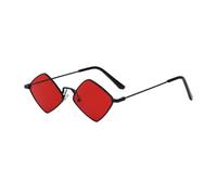 TYUVIVO Damenmode Polygon Sonnenbrille Vintage unregelmäßige kleine Rahmen Raute Retro Sonnenbrille Party Brille Brille, b, Einheitsgröße