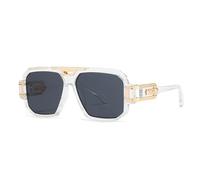 TYUVIVO Luxus-Sonnenbrille für Herren, Vintage, übergroße Brille, UV400-Schutz, Autofahrerbrille, C3, Schwarz, Einheitsgröße
