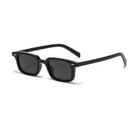 TYUVIVO Retro Kleine Sonnenbrille Damen Herren Nieten Grün Mode Brillen Luxus (schwarz)