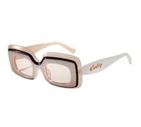 TYUVIVO Retro-Luxus-Sonnenbrille für Männer und Frauen, UV400 (Champagner)