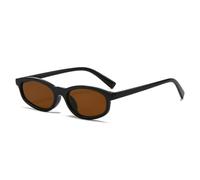 TYUVIVO Retro-Sonnenbrille im Katzenaugen-Stil für Damen, UV400, modisch, blau-grün, trendig für Herren (Schwarztee)