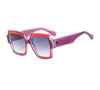 TYUVIVO Sonnenbrille Herren Damen Retro Brille Unisex Uv400 (rot)