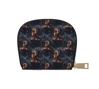 TZTTZT Cool Fire Mountain Dragon Print Kreditkartenetui für Frauen Kartenetui Brieftasche Leder Kreditkartenetui Brieftasche