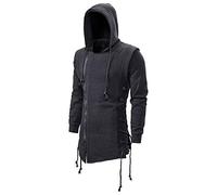 U/A Herren Assassin's Creed Sweatshirt Dark Hooded Loose Jacket, grau, L