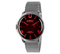 U-Boat darkmoon 8465/a Herren Uhr analog Quarzwerk mit Kautschuk Armband 8465/A
