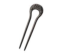 U-förmige Haarstäbe, Gabeln, handgefertigte geschnitzte Blumen-Haarnadeln aus Holz, seitliche Clips, Retro-Kopfbedeckungen for Frauen, Dutt-Maker(Color-02)