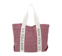 U.S. POLO ASSN. Beach Straw Shopper L Rose