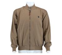 U.S. Polo Assn. Blouson-Übergangsjacke US16835 (Baumwolle) braun Herren, Größe 50