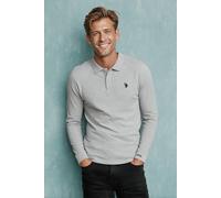U.S. Polo Assn. Classic Fit Poloshirt Kurzarm grau
