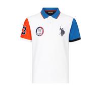 U.S. Polo Assn. Classic Fit Poloshirt Kurzarm weiss/blau/schwarz