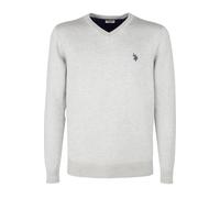 U.S. Polo Assn. Classic Fit Pullover grau, Einfarbig