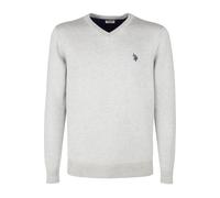 U.S. Polo Assn. Classic Fit Pullover grau, Einfarbig