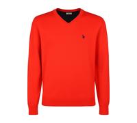 U.S. Polo Assn. Classic Fit Pullover rot, Einfarbig