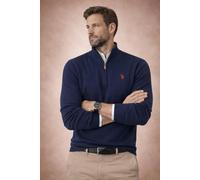 U.S. Polo Assn. Classic Fit Troyer dunkelblau, Einfarbig