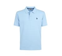 U.S. Polo Assn. Freizeit-Polo US16147 (Baumwolle) hellblau Herren, Größe XL