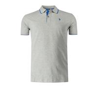 U.S. Polo Assn. Classic Fit Poloshirt Kurzarm hellgrau