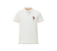 U.S. Polo Assn. Freizeit-Polo US16736 (100% Baumwolle) weiss Herren, Größe M