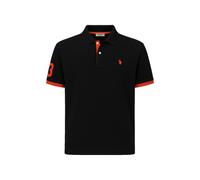 U.S. Polo Assn. Freizeit-Polo US16927 (100% Baumwolle) schwarz Herren, Größe L