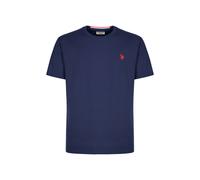U.S. Polo Assn. Classic Fit T-Shirt Rundhals dunkelblau, Einfarbig