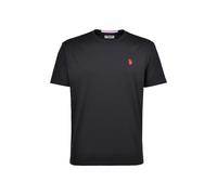 U.S. POLO ASSN. Herren Basic T-Shirt mit Marken-Stickerei Baumwoll-Shirt US40 154 035 002387 191 Schwarz M