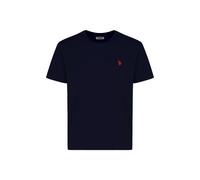U.S. Polo Assn. Regular Fit T-Shirt Rundhals dunkelblau, Einfarbig