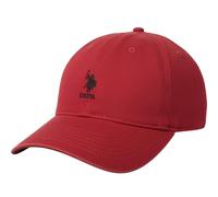 U.S. Polo Assn. Herren baseballmütze aus Gewaschenem Twill, Baumwolle, Verstellbar, mit Pony-Logo und Gebogener Krempe Baseballkappe, Purpur, Einheitsgröße