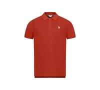 U.S. POLO ASSN. Herren Poloshirt (S-3XL) Basic Kurzarm Pique Polohemd P001 - Rust-Beige Größe M - Gr. M