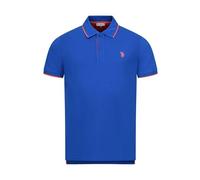 U.S. Polo Assn. Herren Poloshirt (S-3XL) Classic Fit Kurzarm Pique Polohemd P002 - Royal-Rot Größe L - Gr. L