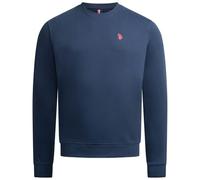 U.S. Polo Assn. Herren Pullover (S-XXL) mit Rundhalsauschnitt Crewneck Sweatshirt P022 - Navy-Rot Größe XL - Gr.XL