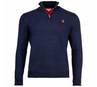 U.S. Polo Assn. Pullover in Duneklblau - 43% | Größe M | Herren Plussize