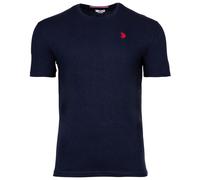 U.S. Polo Assn. Classic Fit T-Shirt Rundhals dunkelblau, Einfarbig