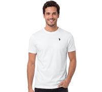 U.S. POLO ASSN. Herren T-Shirt (S-3XL) Basic Rundhals Baumwoll-Shirt Kurzarm P012